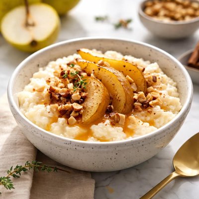 Image of Rice Pudding with Pears