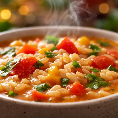 Image of Rice Soup Sopa De Arroz