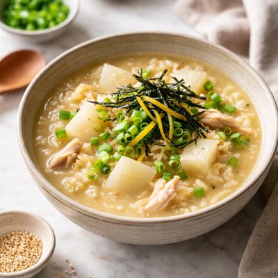 Image of Rice Stew with Daikon Daikon Zosui