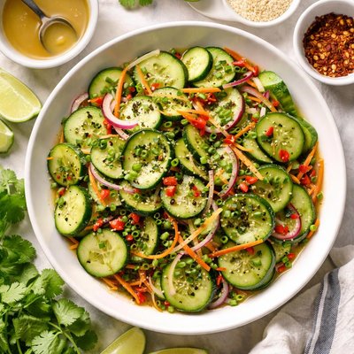 Image of Rice Vinegar Cucumber Salad