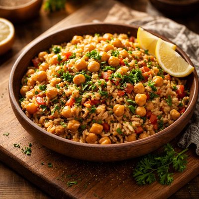 Image of Rice with Chickpeas