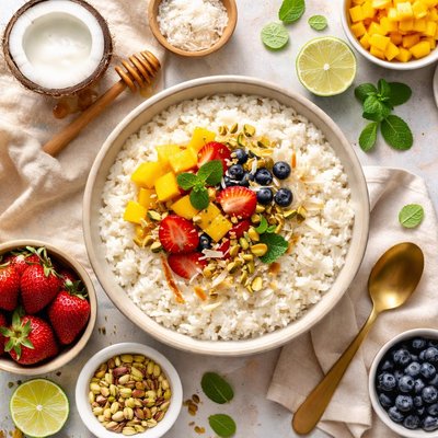 Image of Rice with Coconut Milk