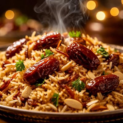 Image of Rice with Dates Arabian Peninsula