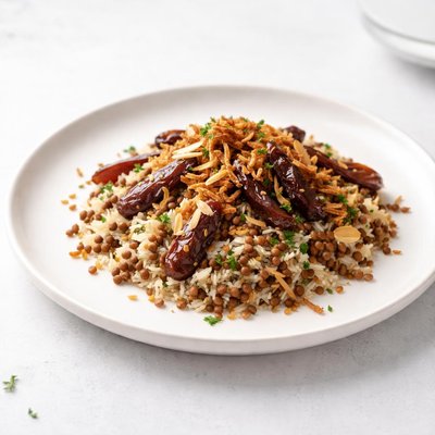 Image of Rice with Lentils and Dates