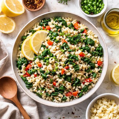 Image of Whole30 Rice with Spinach