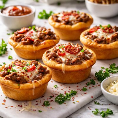 Image of Rich and Meaty Pizza Cup Snacks
