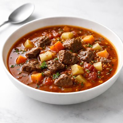 Image of Rich Beefy Vegetable Soup