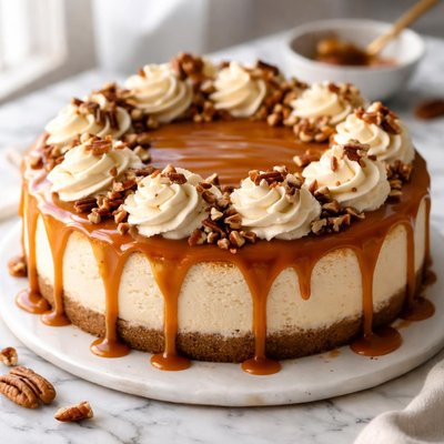 Image of Rich Caramel Cheesecake