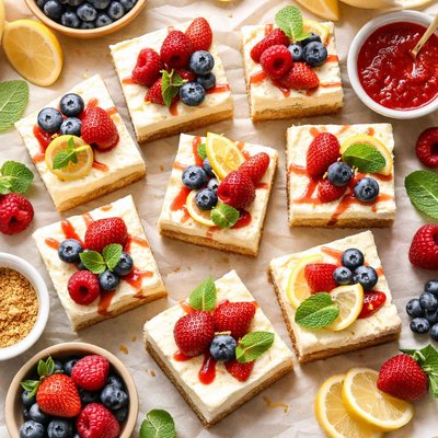 Image of Rich Cheesecake Bars