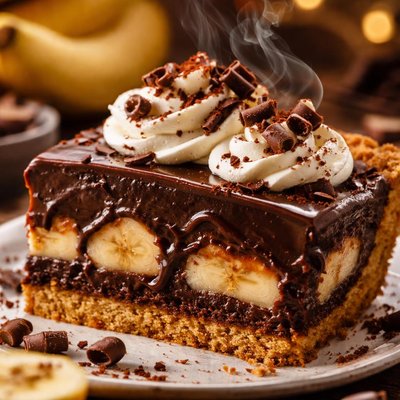 Image of Rich Chocolate Banana Pie