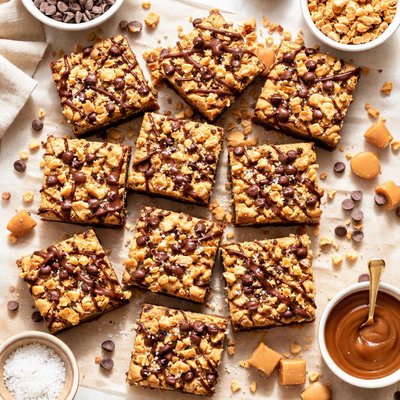 Image of Rich Chocolate Chip Toffee Bars
