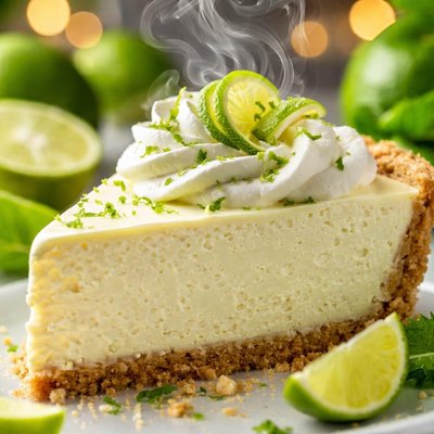 Image of Rich Creamy No Bake Key Lime Pie