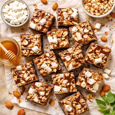 Image of Rich Mallow and Honey Almond Fudge