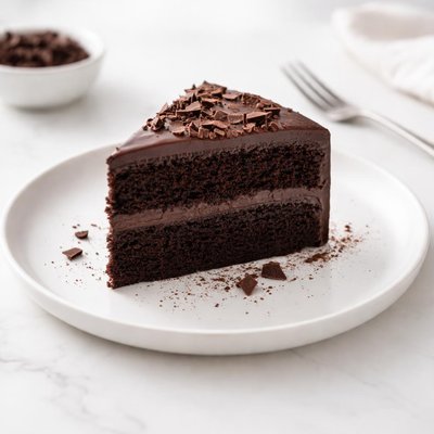 Image of Rich Moist Dark Chocolate Cake Uses Cake Mix