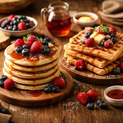Image of Rich Pancakes and Waffles