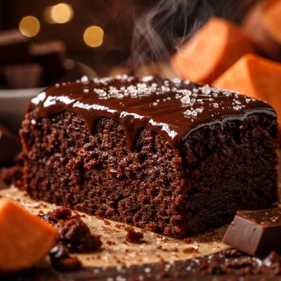 Image of Rich Sweet Potato Chocolate Fudge Cake
