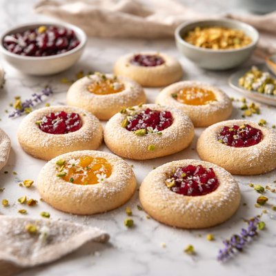 Image of Rich Thumbprint Cookies