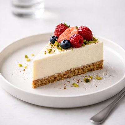 Image of Cheesecake de requesón sin lácteos