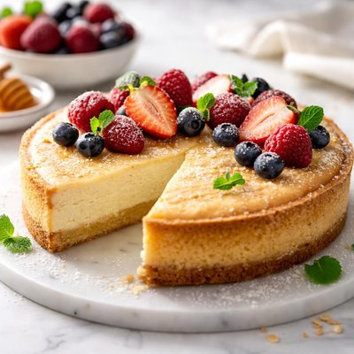 Image of Ricotta Cheesecake Low Carb