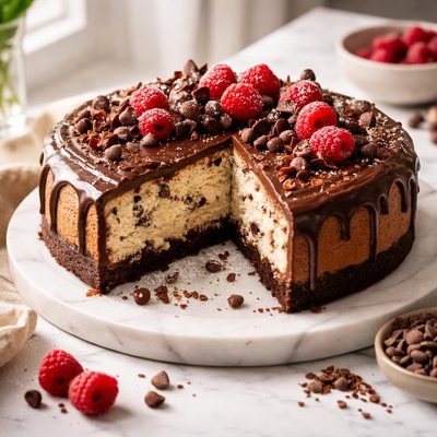 Image of Ricotta Chocolate Cheesecake