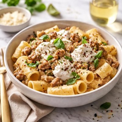 Image of Ricotta Pasta with Sausage