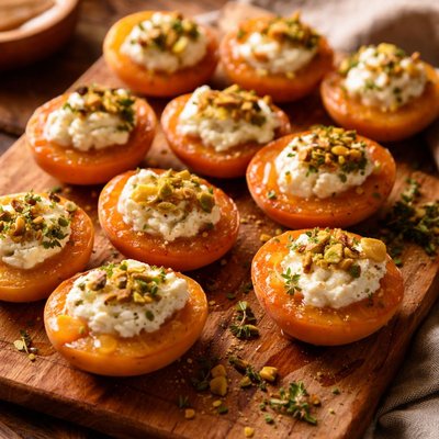 Image of Ricotta Stuffed Apricots