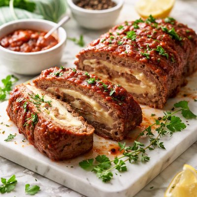 Image of Ricotta Swiss Wedges Crazy Meatloaf