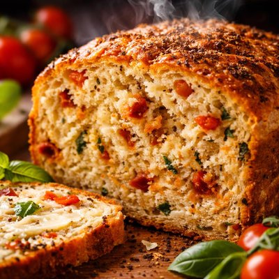 Image of Ricotta Tomato Bread Bread Machine or Oven Baked