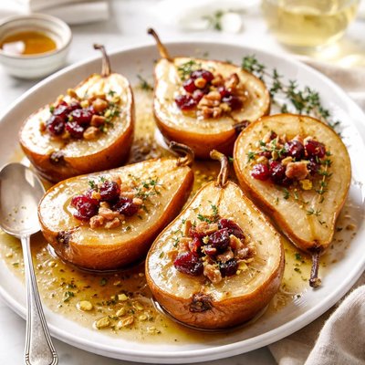 Image of Riesling Baked Pears