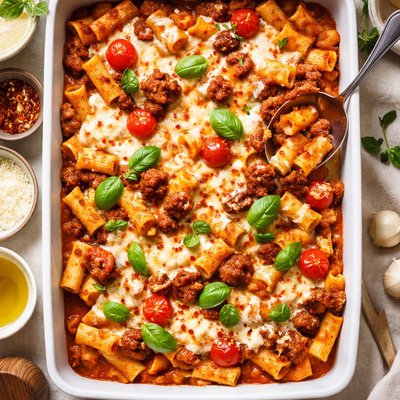 Image of Rigatoni and Sausage Bake
