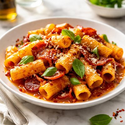 Image of Rigatoni with Spicy Italian Salami