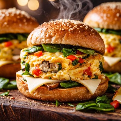 Image of Rise N Shine Vegetable Frittata Sliders