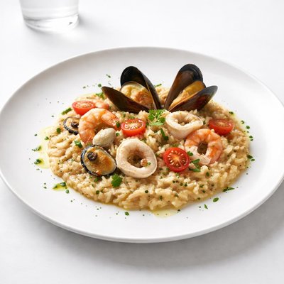 Image of Risotto Coi Frutti Di Mare Risotto with Seafood