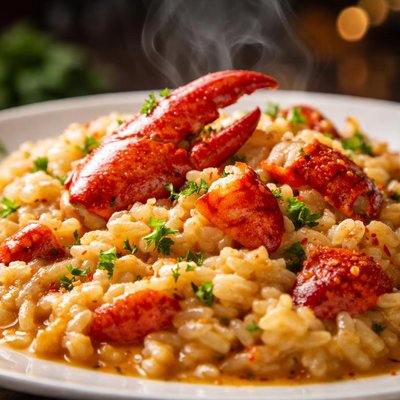Image of Risotto Con L Aragosta Lobster Risotto