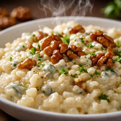 Image of Risotto with Gorgonzola and Toasted Walnuts