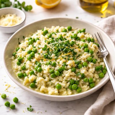 Image of Risotto with Peas France