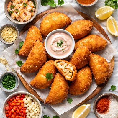 Image of Rissis De Camaro Portuguese Shrimp Turnovers