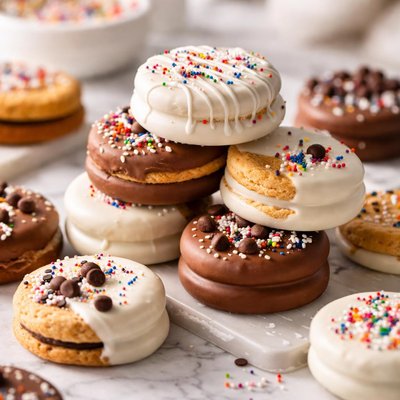 Image of Ritz Cracker Cookies No Bake Candy Coated