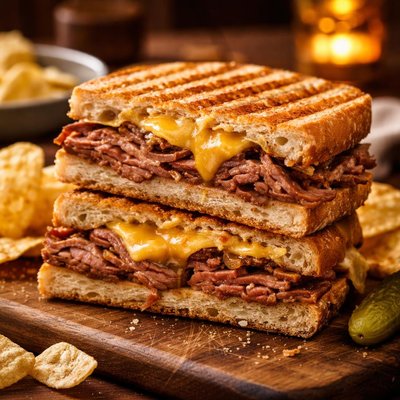 Image of Roast Beef Cheddar Panini