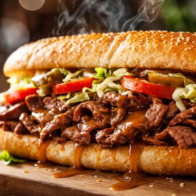 Image of Roast Beef Poor Boys