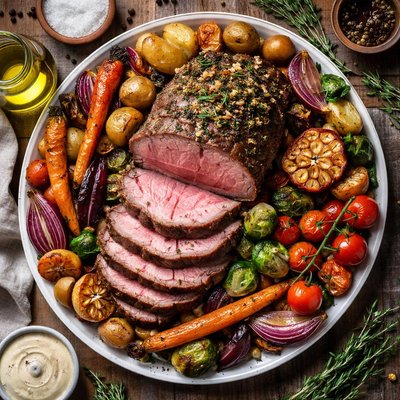 Image of Roast Beef with Vegetables