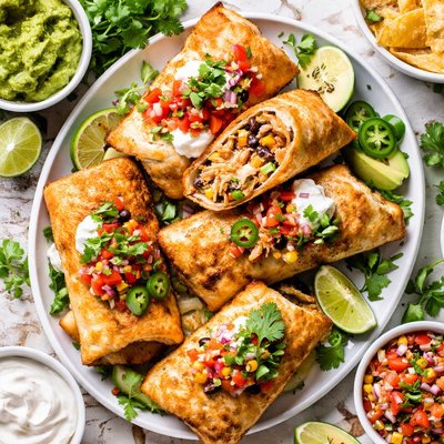 Image of Roast Chicken Chimichangas