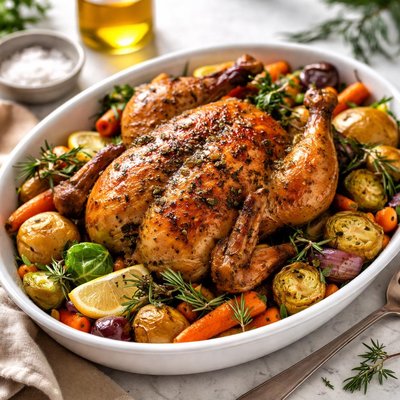 Image of Roast Chicken Vegetables