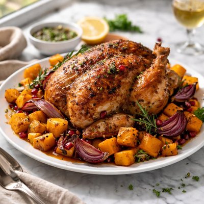 Image of Roast Chicken with Butternut Squash