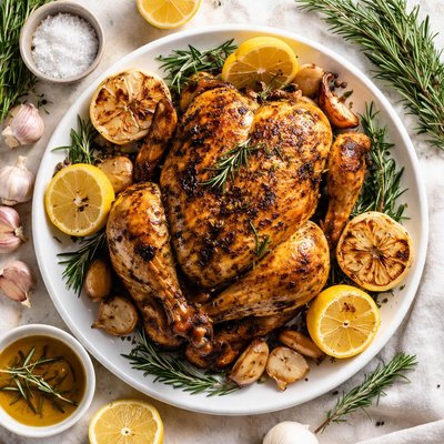 Image of Roast Chicken with Rosemary and Garlic