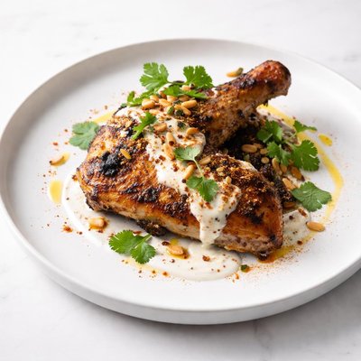 Image of Roast Chicken with Spiced Yogurt