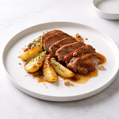 Image of Roast Goose with Caramelized Apples