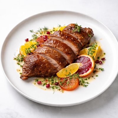 Image of Roast Goose with Citrus and Herbs