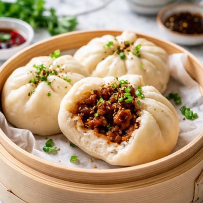 Image of Whole30 Roast Pork Steamed Bun