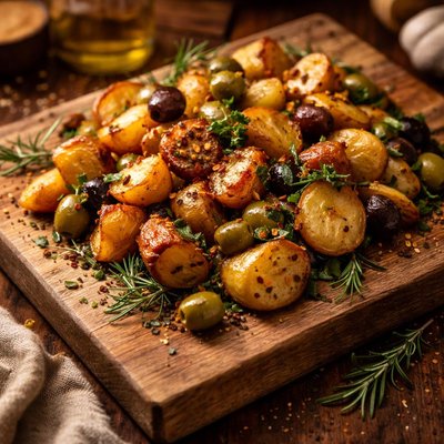Image of Roast Potatoes with Olives